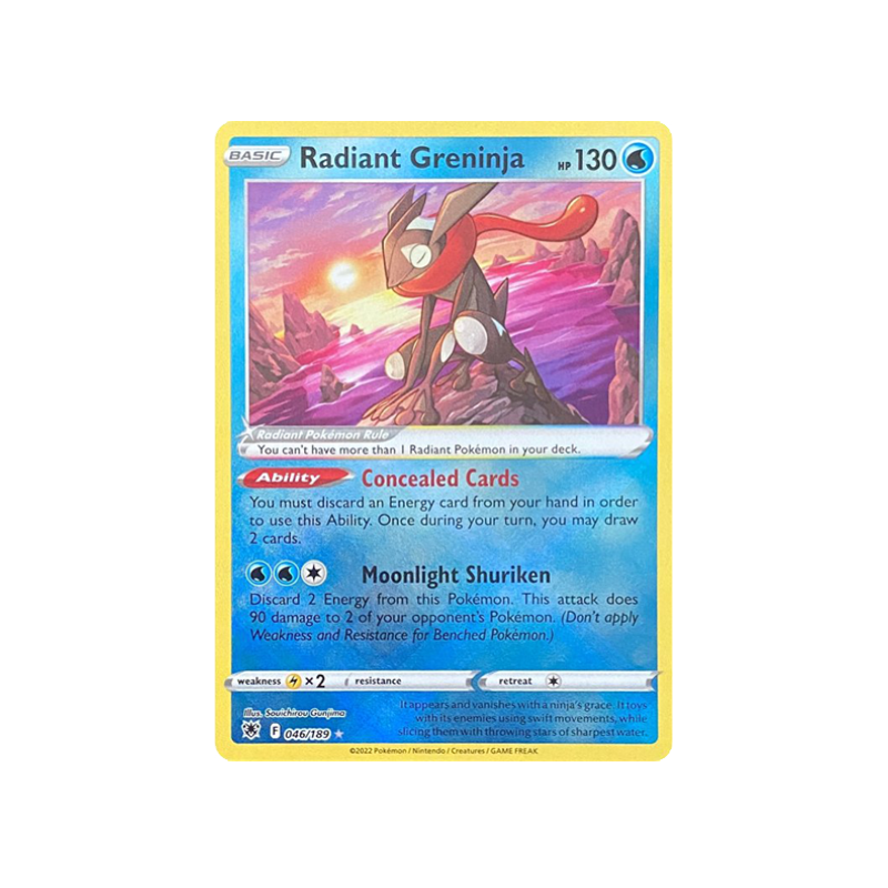 #046 Radiant Greninja | Pokemon Astral Radiance